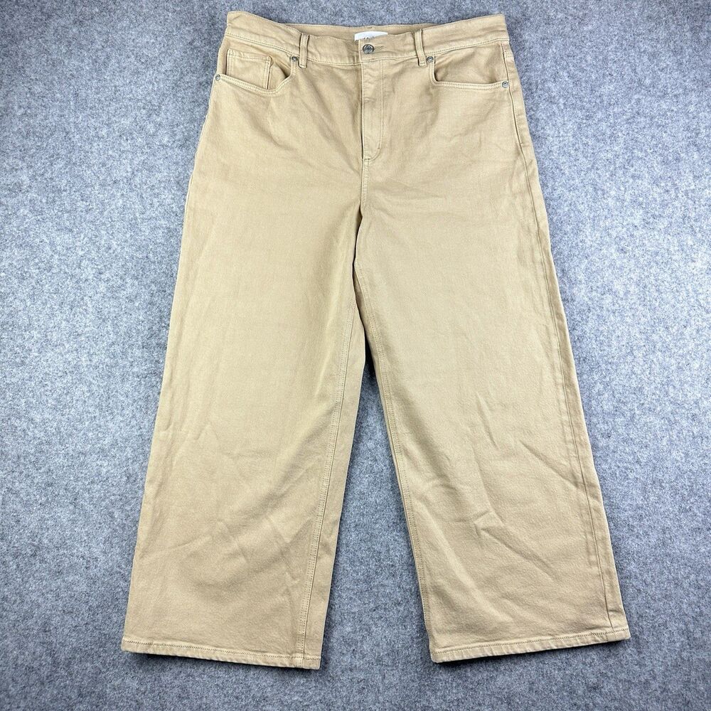 Wide Leg Women’s Jeans in Khaki